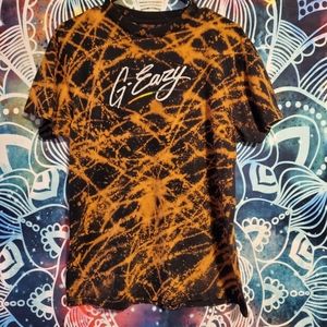 Bleach dye shirts